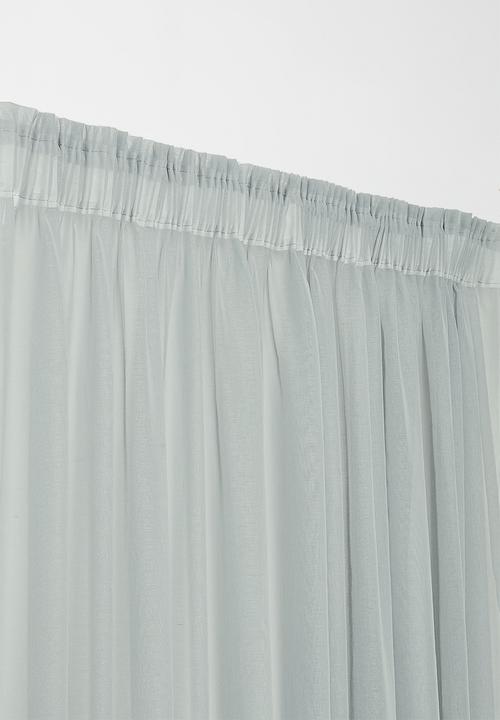 Sixth Floor - Spectra sheer Taped Curtain - Sage
