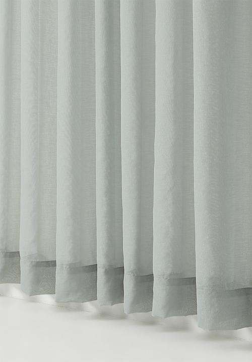 Sixth Floor - Spectra sheer Taped Curtain - Sage