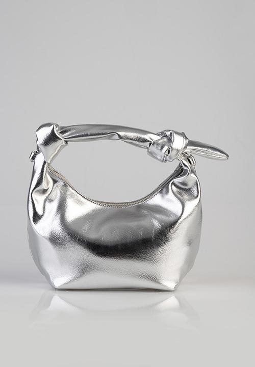 SISSY BOY - Materlica top handle bag -silver