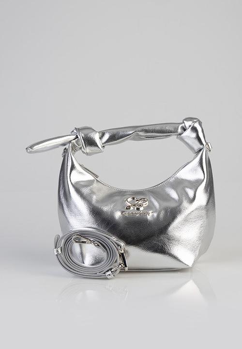 SISSY BOY - Materlica top handle bag -silver