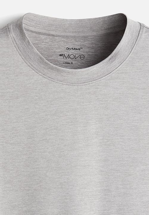 H&M - Loose fit sports vest top with drymove™ - grey