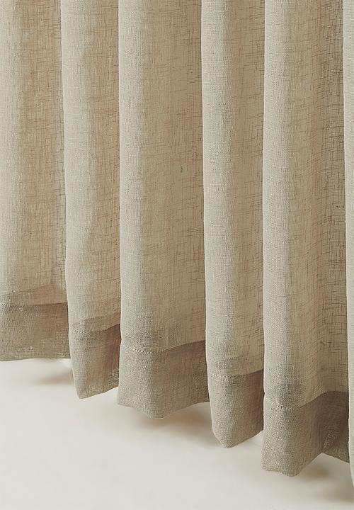 Sixth Floor - Serene sheer Taped Curtain - Natural