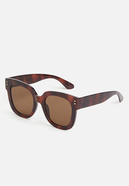 H&M - Square sunglasses - brown/tortoiseshell-patterned