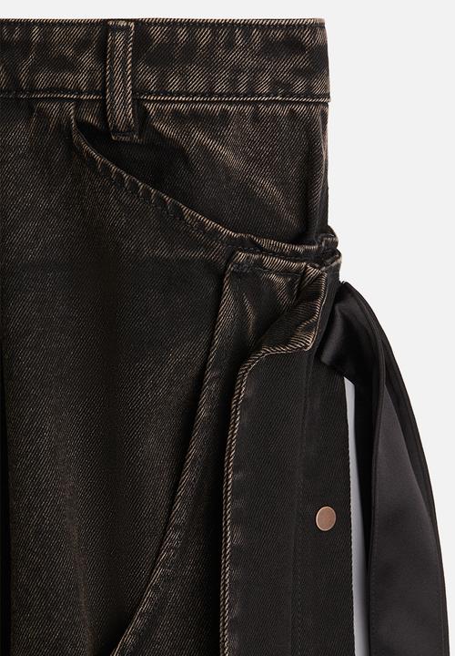 H&M - Lorena Saravia H&M: Chaps-layered trousers - brown