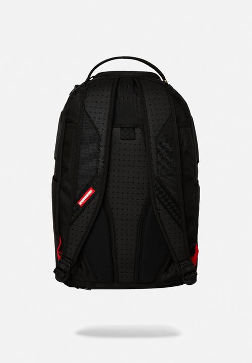 Sprayground - Printed zipper shark dlxr backpack - black