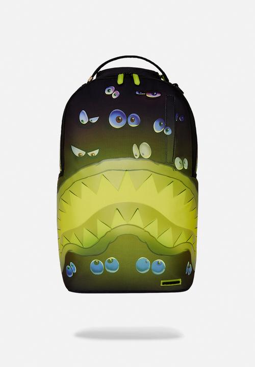 Sprayground - Eyes on you glow in the dark effect dlxr backpack - black