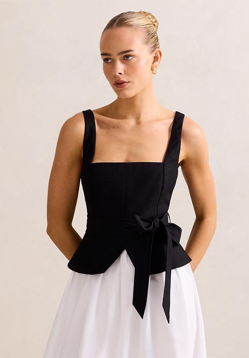 Forever New - Celina 2 In 1 Linen Cotton Midi Dress