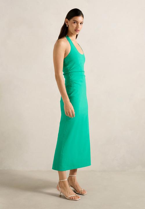 Forever New - Esmee U-Neck Stretch Linen Midi Dress