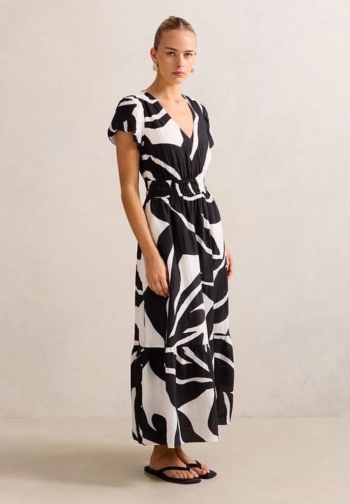 Forever New - Mara Puff Sleeve Cotton Midi Dress