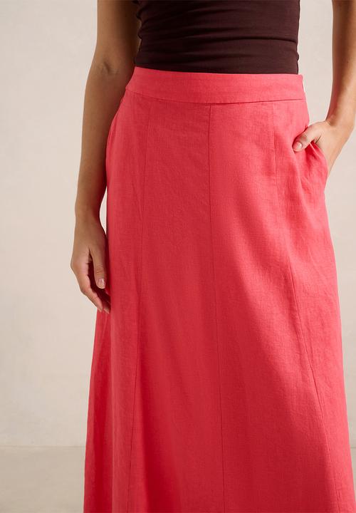 Forever New - Darcy Printed Seamed Midi Skirt