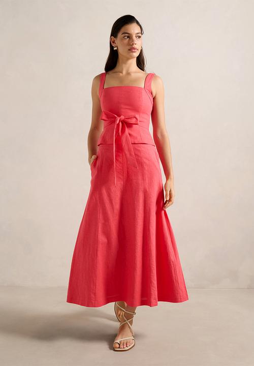 Forever New - Darcy Printed Seamed Midi Skirt