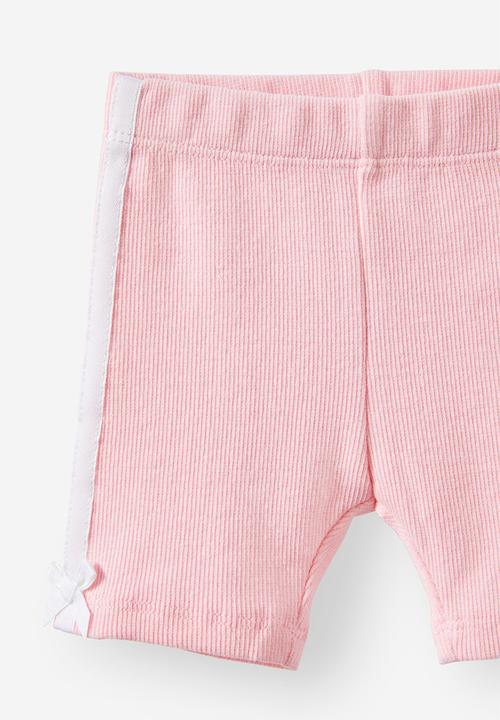 Cotton On - Rain rib bike shorties - blush pink