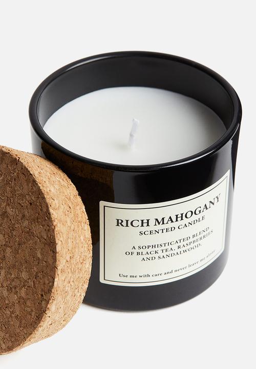 H&M - Cork-lid scented candle - rich mahogany