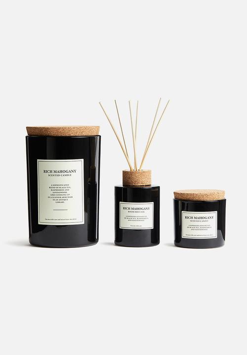 H&M - Cork-lid scented candle - rich mahogany