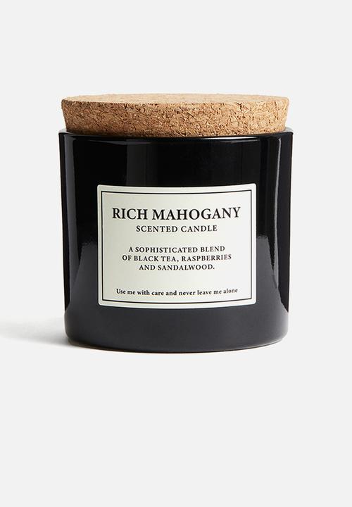 H&M - Cork-lid scented candle - rich mahogany