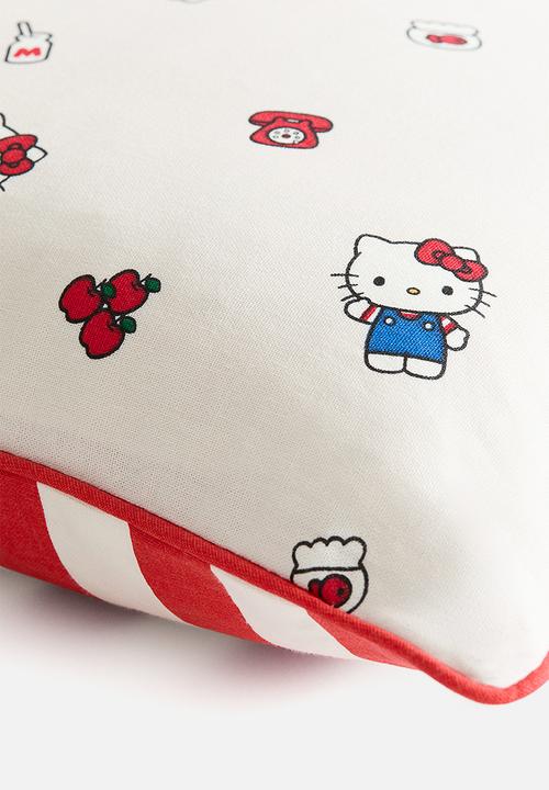 H&M - Patterned cushion cover - cream hello kitty