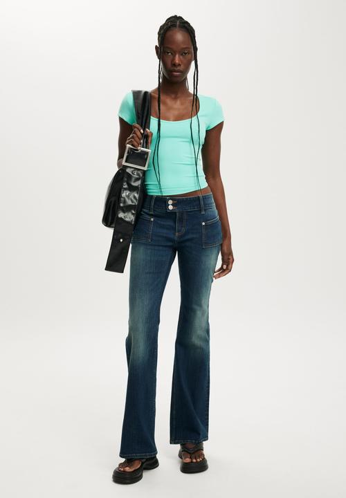 Cotton On - Hold me short sleeve - lagoon