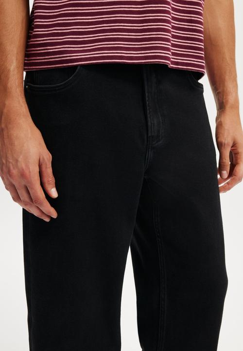 Cotton On - Loose Straight Jean - Roan Black