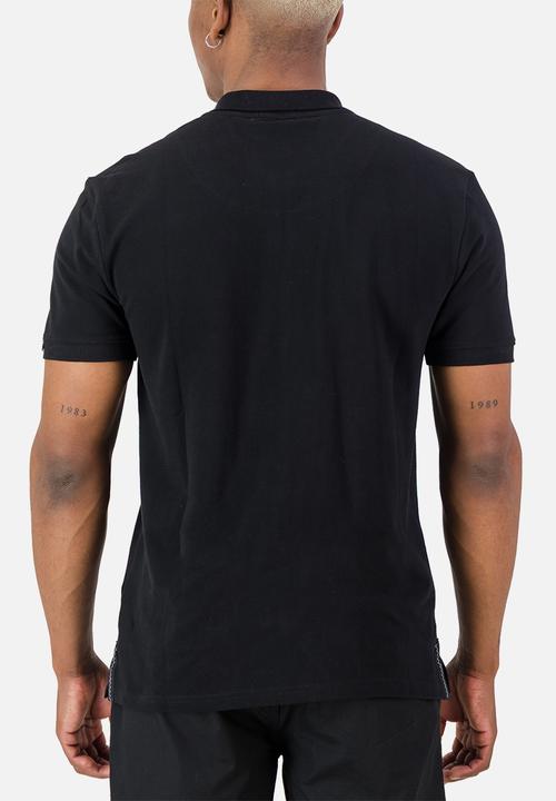 S.P.C.C - Orbit Golfer  - Black Regular Fit Fashion Polos Black