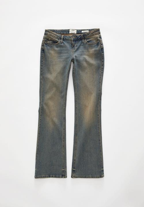 Cotton On - Low rise bootcut jean - rusty blue