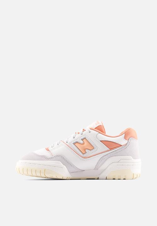 New Balance  - B550 V1 Grade School - white/pink/white