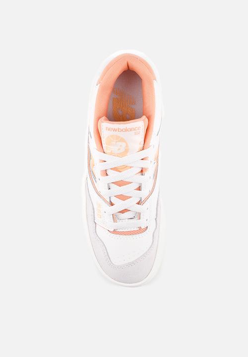 New Balance  - B550 V1 Grade School - white/pink/white