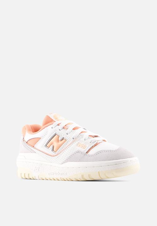 New Balance  - B550 V1 Grade School - white/pink/white