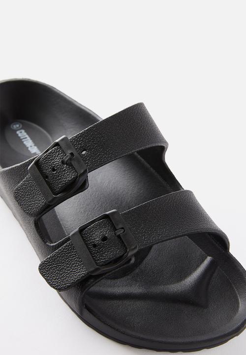 Cotton On - Eva double buckle - black
