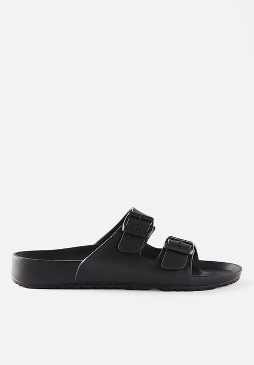 Cotton On - Eva double buckle - black