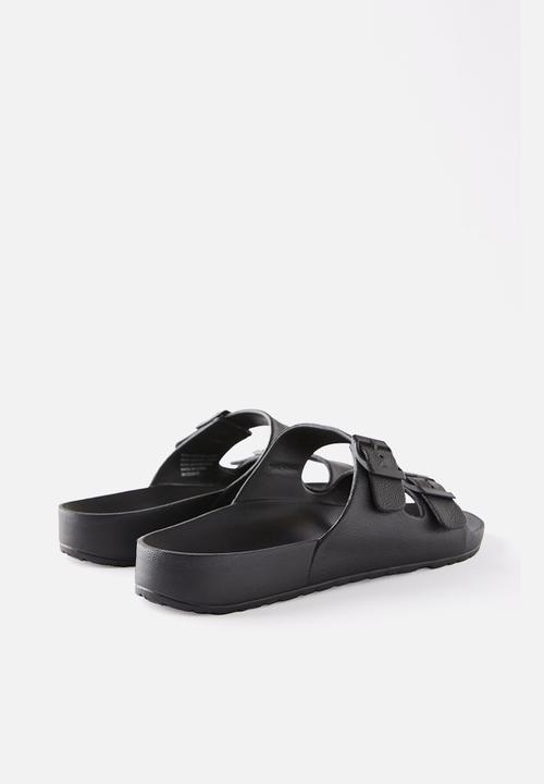 Cotton On - Eva double buckle - black