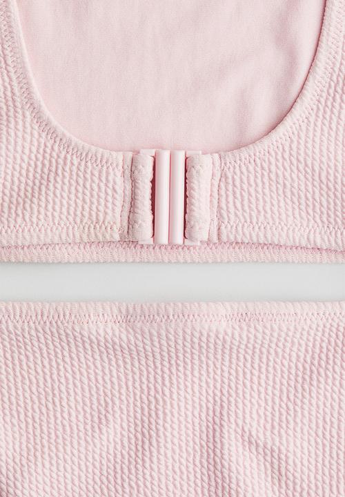 H&M - Textured bikini - light pink