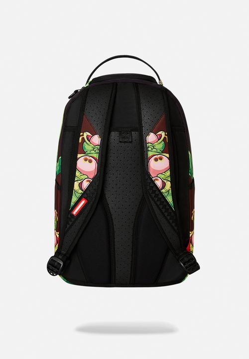 Sprayground - Rick and morty dlxr alien mouth half sharkmouth dlxr backpack - black