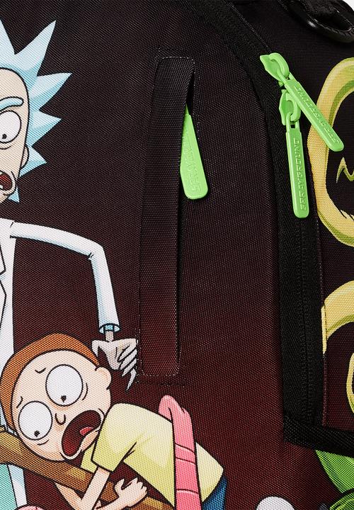 Sprayground - Rick and morty dlxr alien mouth half sharkmouth dlxr backpack - black