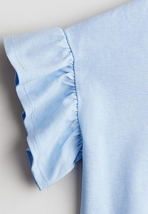 H&M - Cotton top - light blue