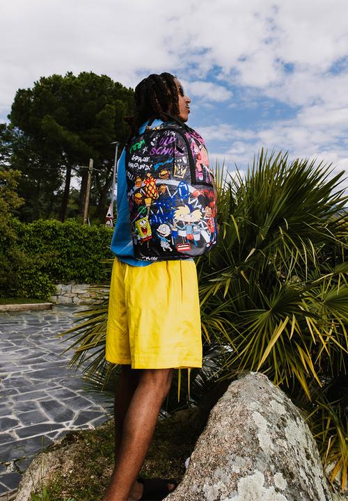 Sprayground - 90s nick characters painting dlxr backpack - multi