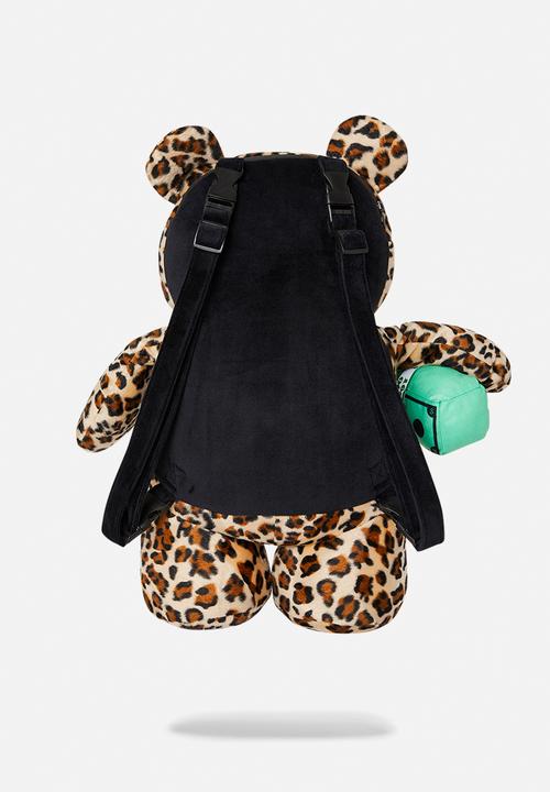 Sprayground - Leopard money bear backpack - brown