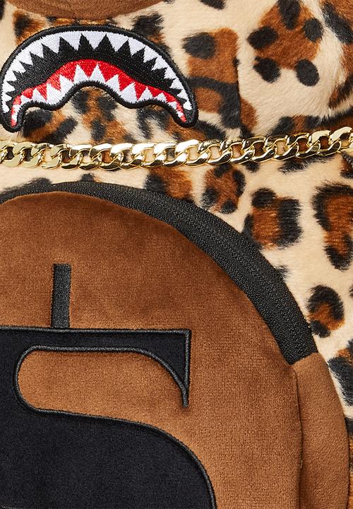 Sprayground - Leopard money bear backpack - brown