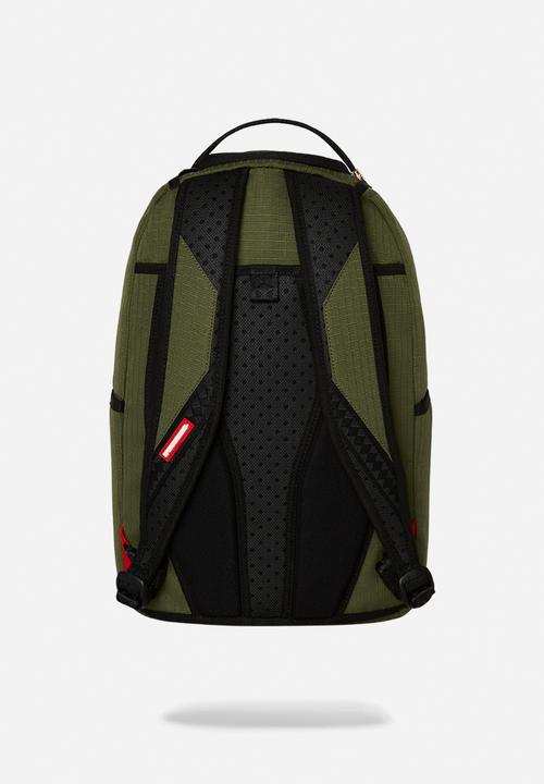 Sprayground - Nylon shark central army dlx-ripstop backpack - green