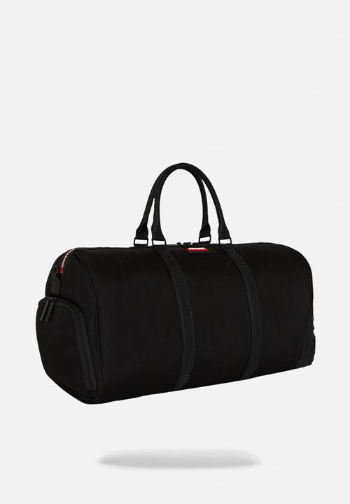 Sprayground - Printed zipper shark duffle - black
