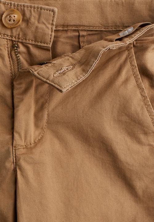 H&M - Twill chinos - dark beige