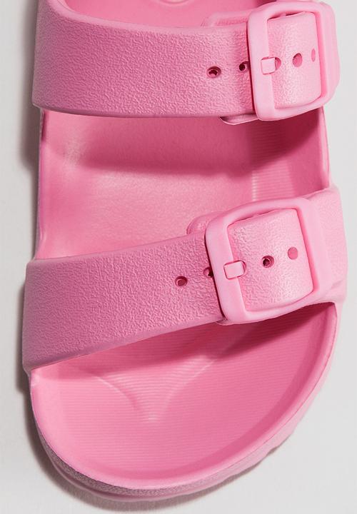 H&M - Two-strap pool shoes - pink
