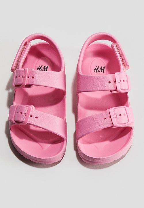 H&M - Two-strap pool shoes - pink