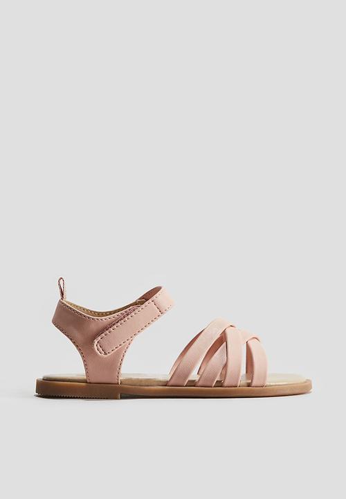 H&M - Strappy sandals - dusty pink