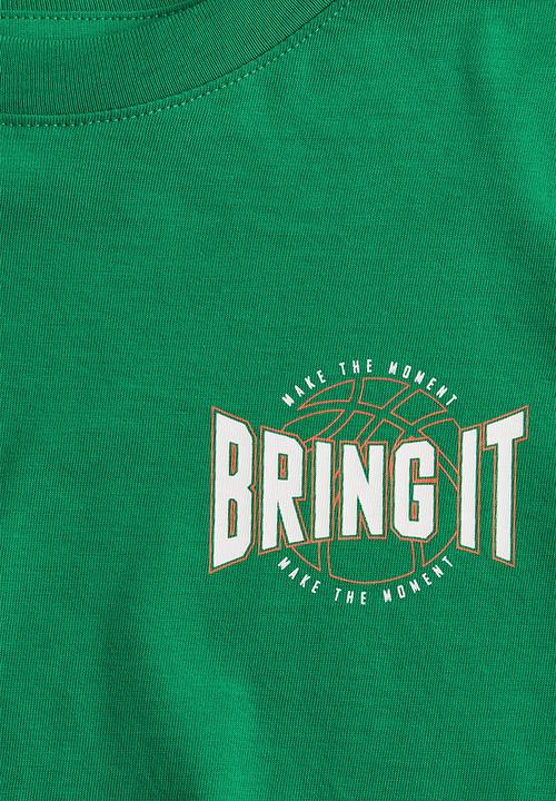 H&M - Printed T-shirt - green bring it
