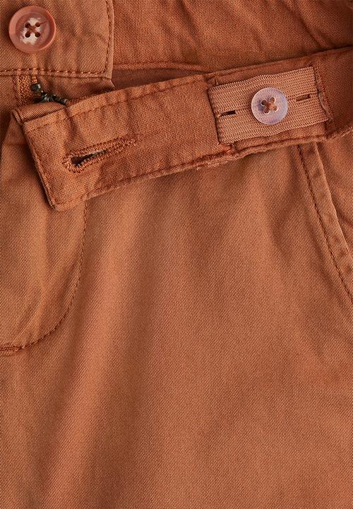 H&M - Cotton chino shorts - rust brown