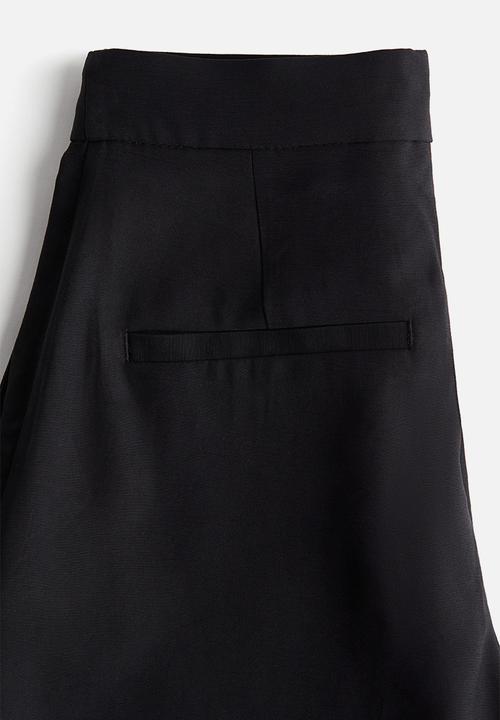 H&M - Wide trousers - black