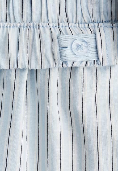 H&M - Frill-trimmed cotton shorts - blue
