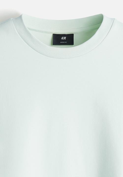 H&M - Loose fit T-shirt - light green