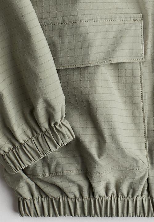 H&M - Loose-fit windbreaker -light khaki green