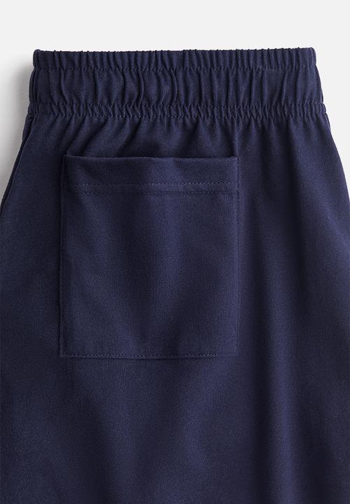 H&M - Cotton pull-on shorts - navy blue